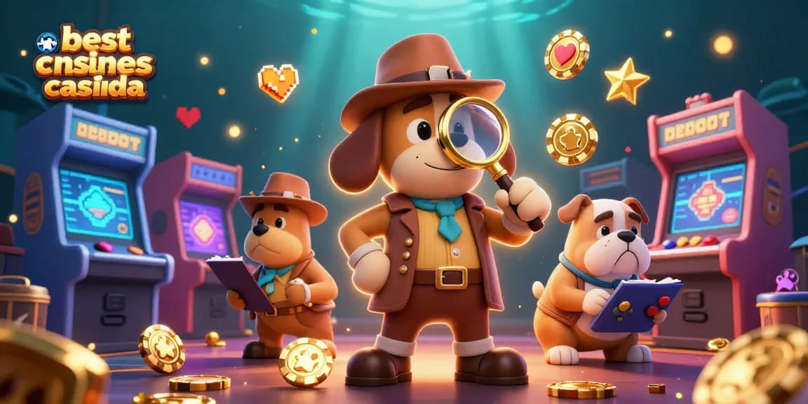 Find the best online casinos Canada with this vibrant 3D scene featuring casino elements.