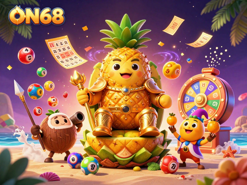 Experience the excitement of wining at ON68 with vibrant lottery fun and dynamic gaming elements.