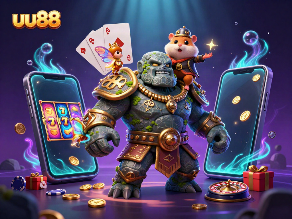 Experience thrilling gaming at uu88 with dynamic characters and exciting 3D casino elements.