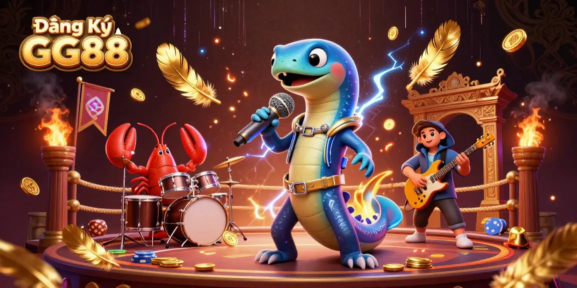 Experience Đăng Ký GG88 in an underwater casino with vibrant sea creatures and dynamic musical performances.