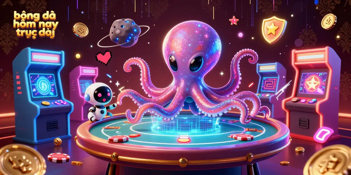 Experience bóng đá hôm nay trực tiếp in a vibrant 3D gaming scene filled with excitement and energy.