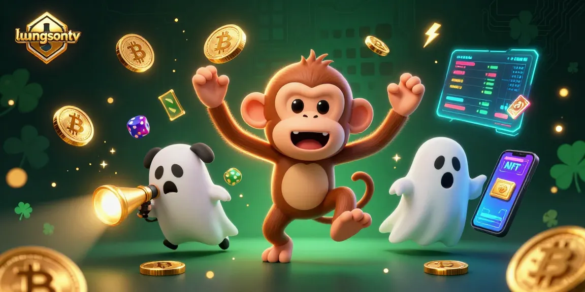 Watch the luongsontv ghost-hunter puppy track a mischievous monkey juggling in a vibrant casino.