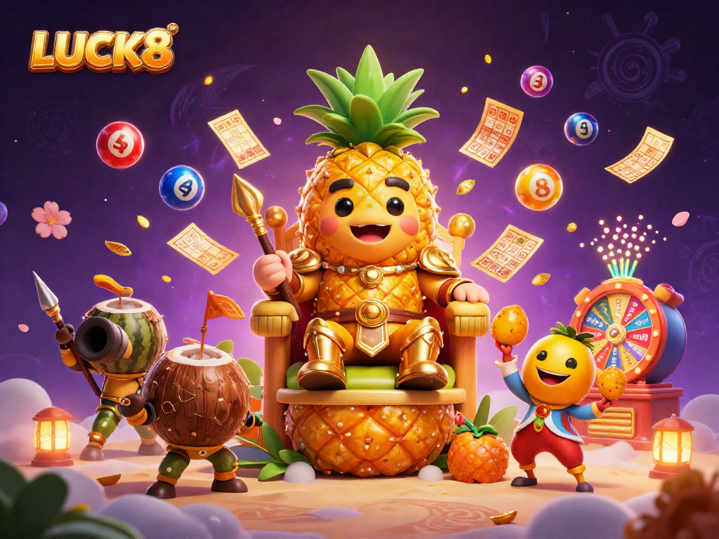 Các nhân vật LUCK8 trong sòng bạc bãi biển lấp lánh, mang đến cảm giác vui vẻ cho người chơi.
