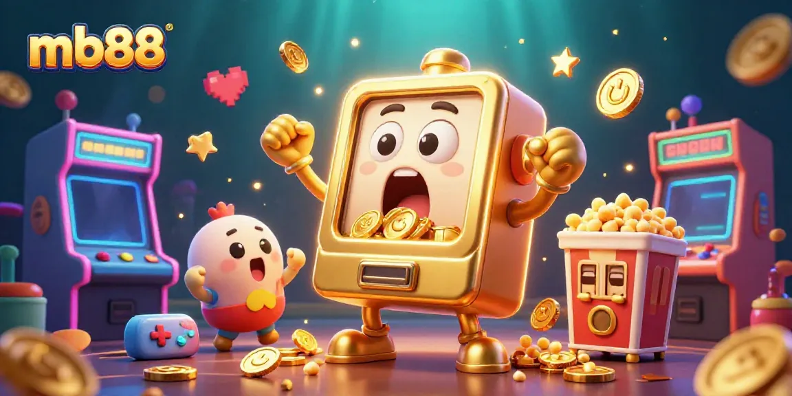 mb88 golden slot machine celebrates its jackpot as mobile gaming fun bursts with coins and cheer