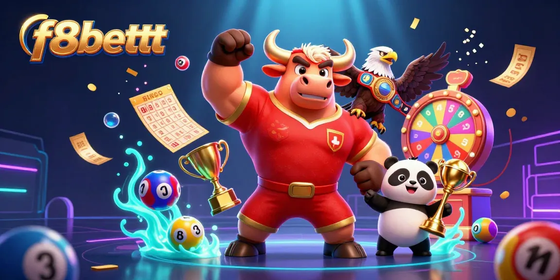 Experience the excitement of f8bettt with dynamic casino characters and vibrant gambling elements.