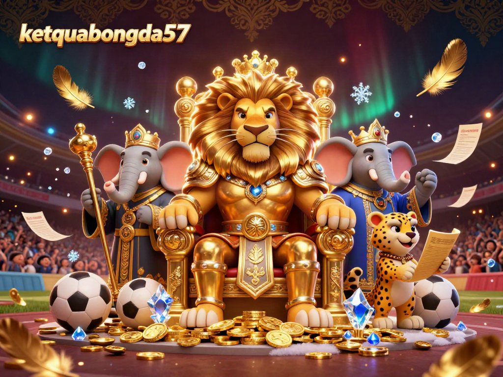 Follow the thrilling scores on ketquabongda57 as the lion king rules the betting realm.